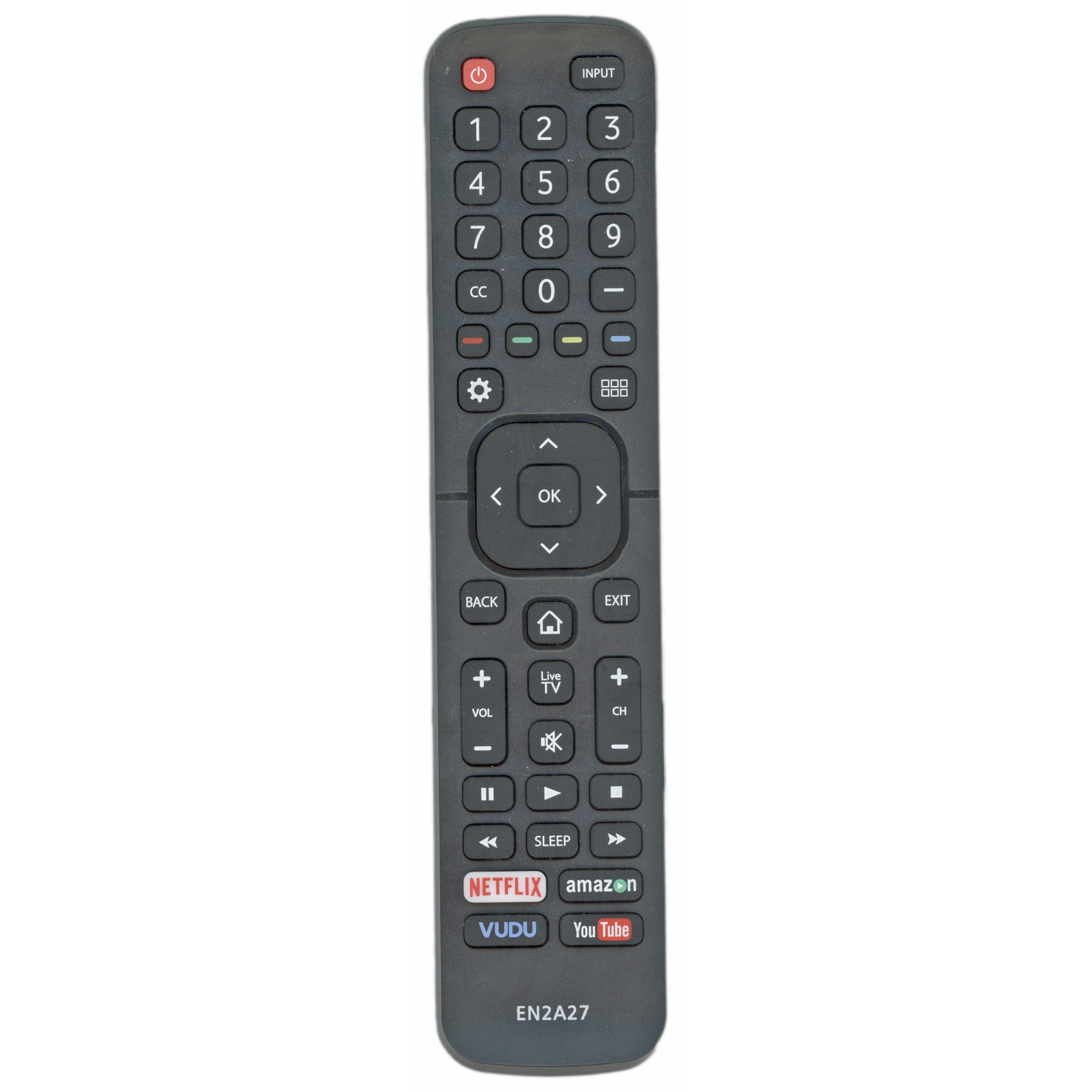 Control remoto genérico EN2A27 para televisores Hisense/SHARP