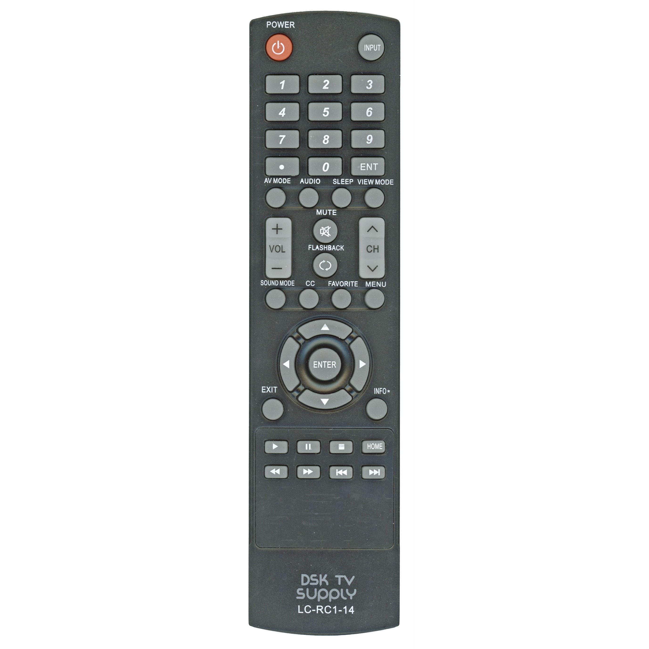 Generic LCRC114 For Sharp TV Remote Control