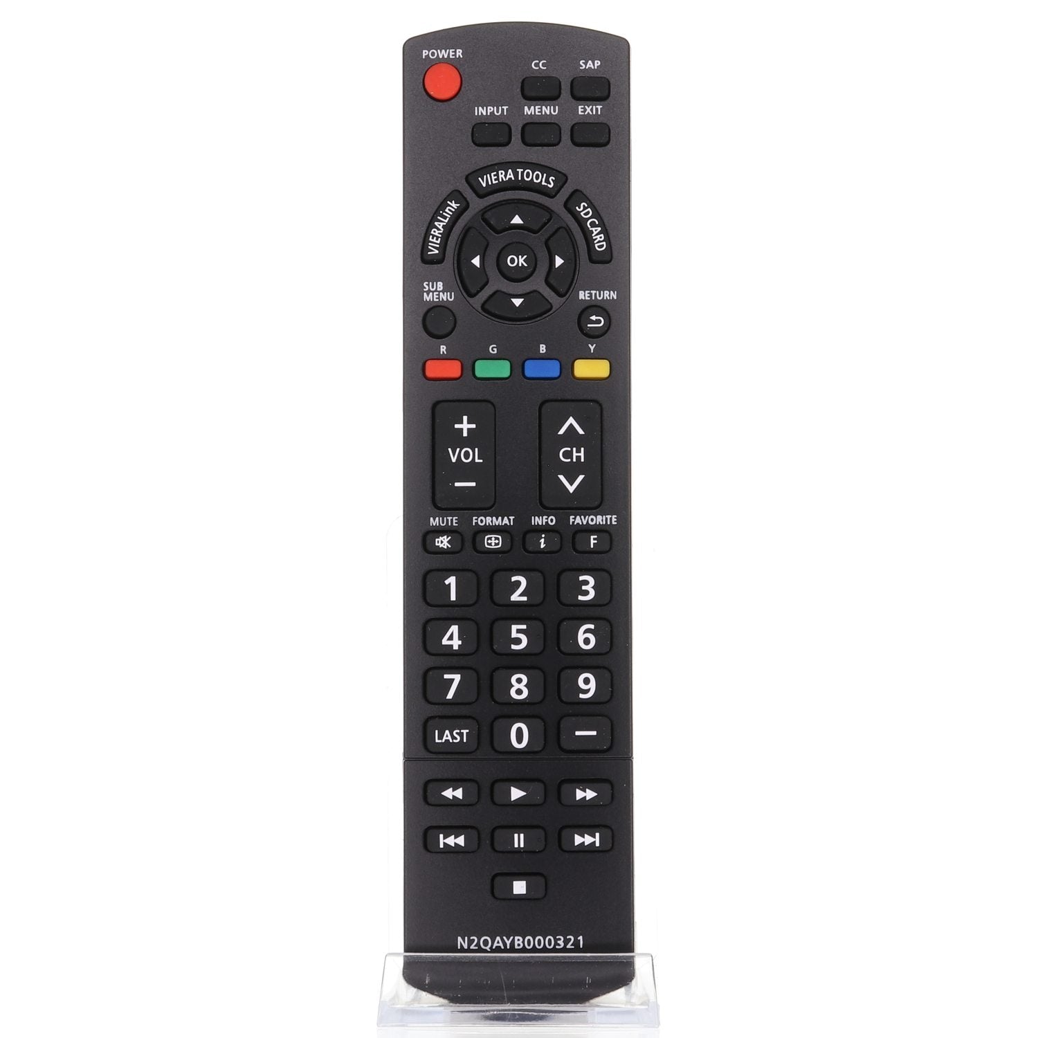 Télécommande générique N2QAYB000321 pour téléviseur Panasonic