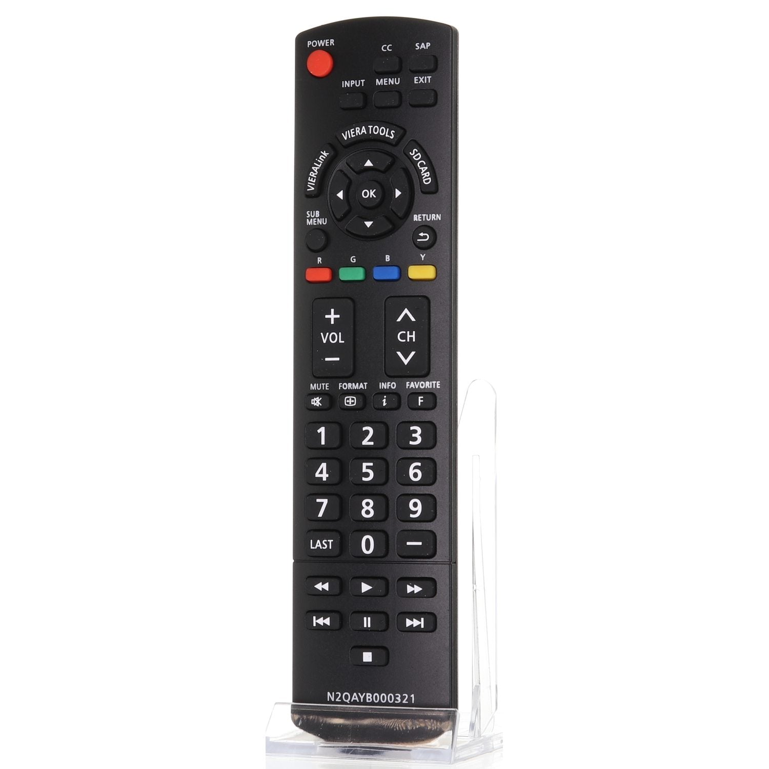 Télécommande générique N2QAYB000321 pour téléviseur Panasonic