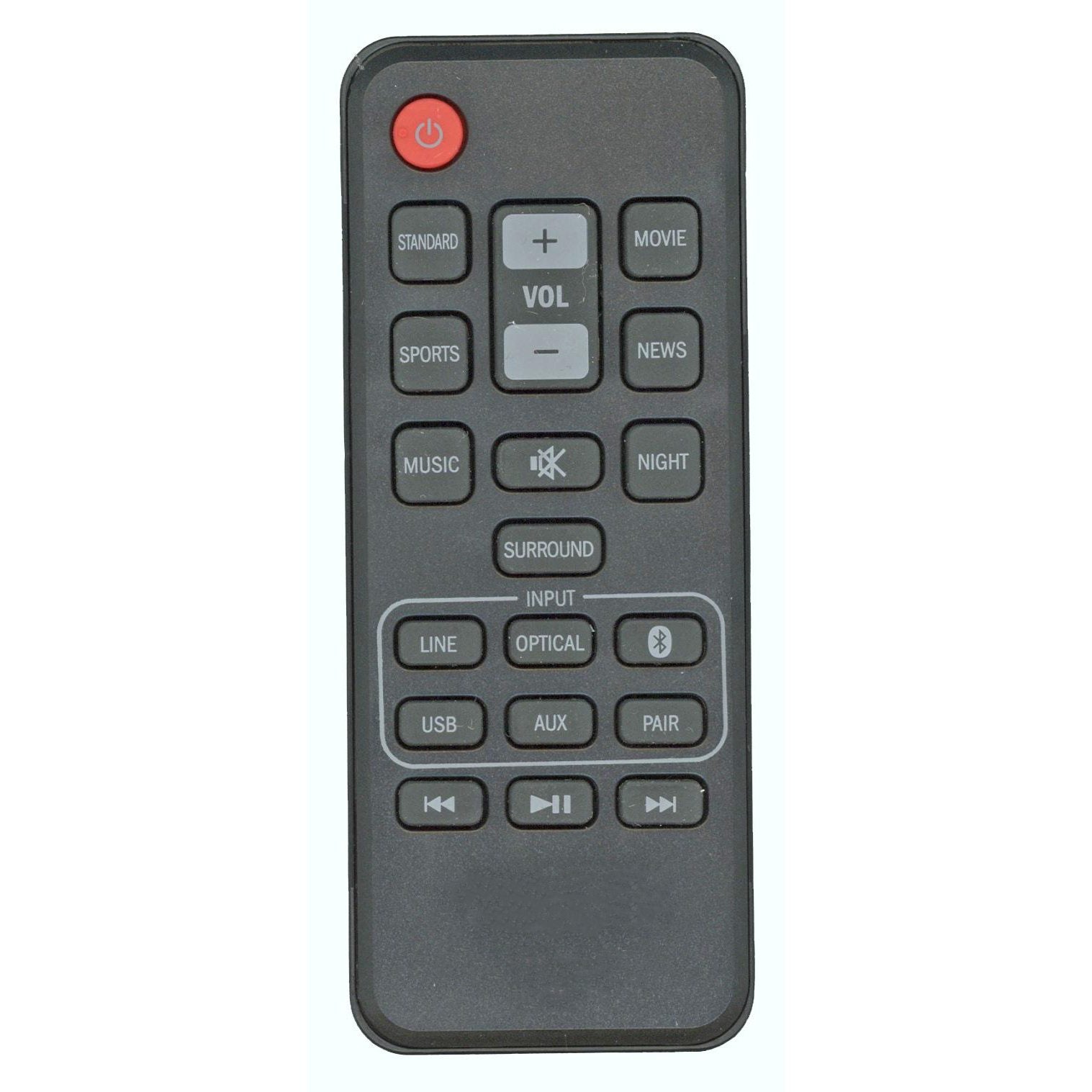Télécommande générique NC306 pour barre de son Sanyo