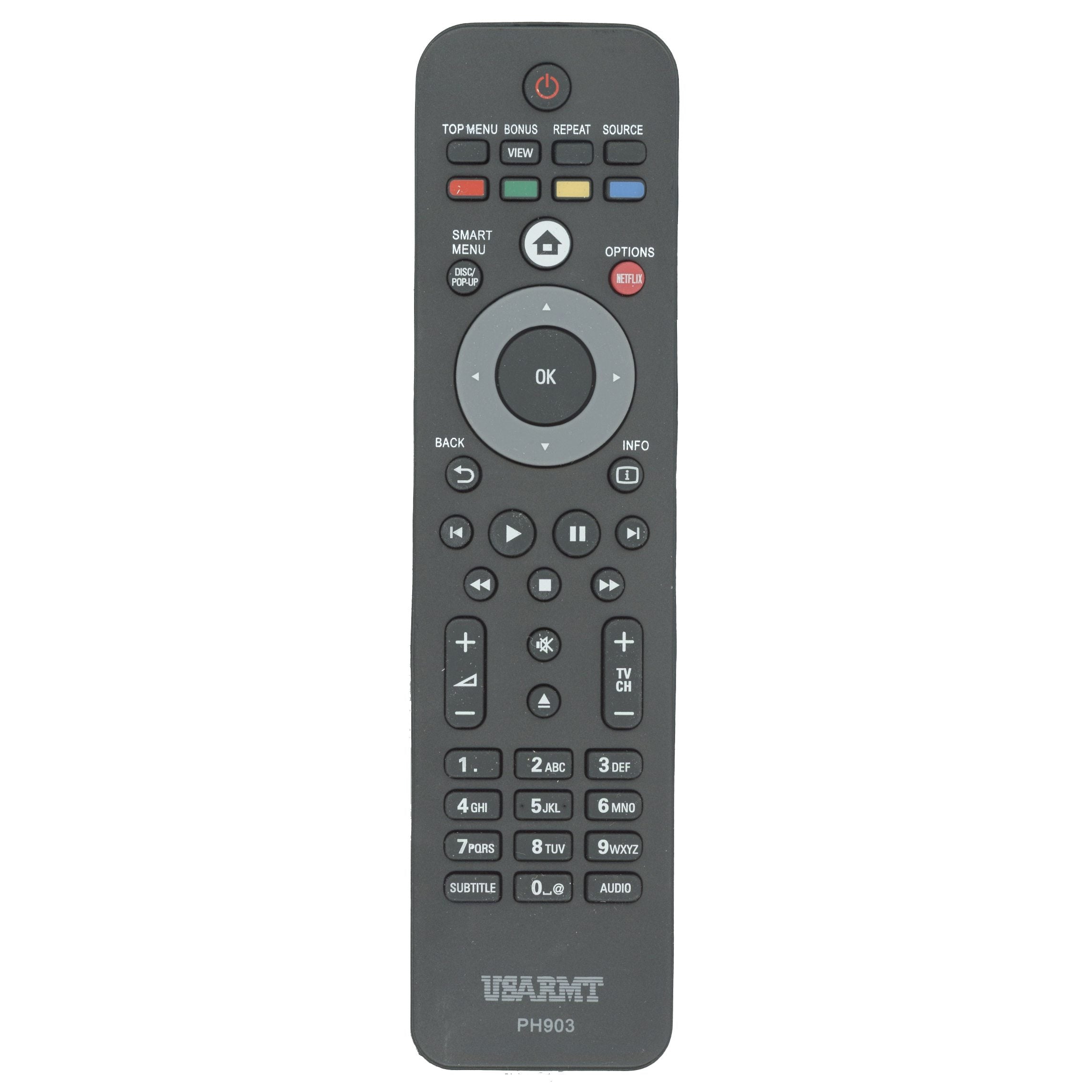 Generic PH903 FOR Philips Blu-ray Home Theater Remote Control