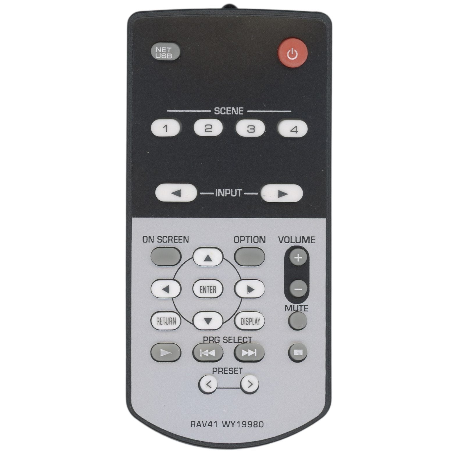 Control remoto genérico RAV41 para receptor Yamaha