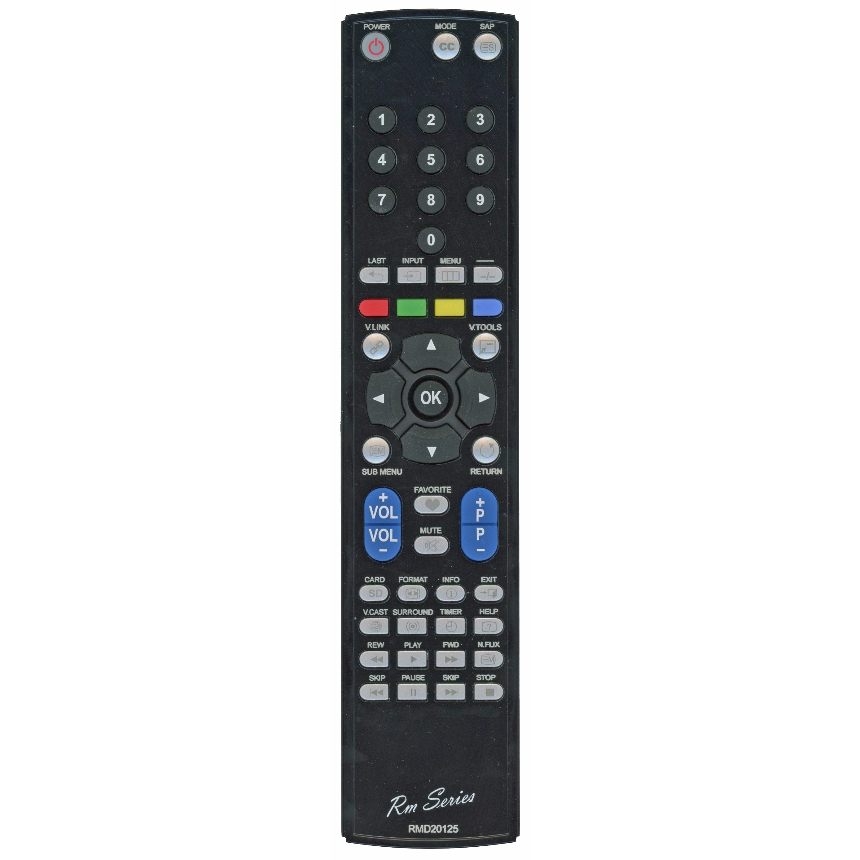 Télécommande générique RMD20125 pour téléviseur PANASONIC