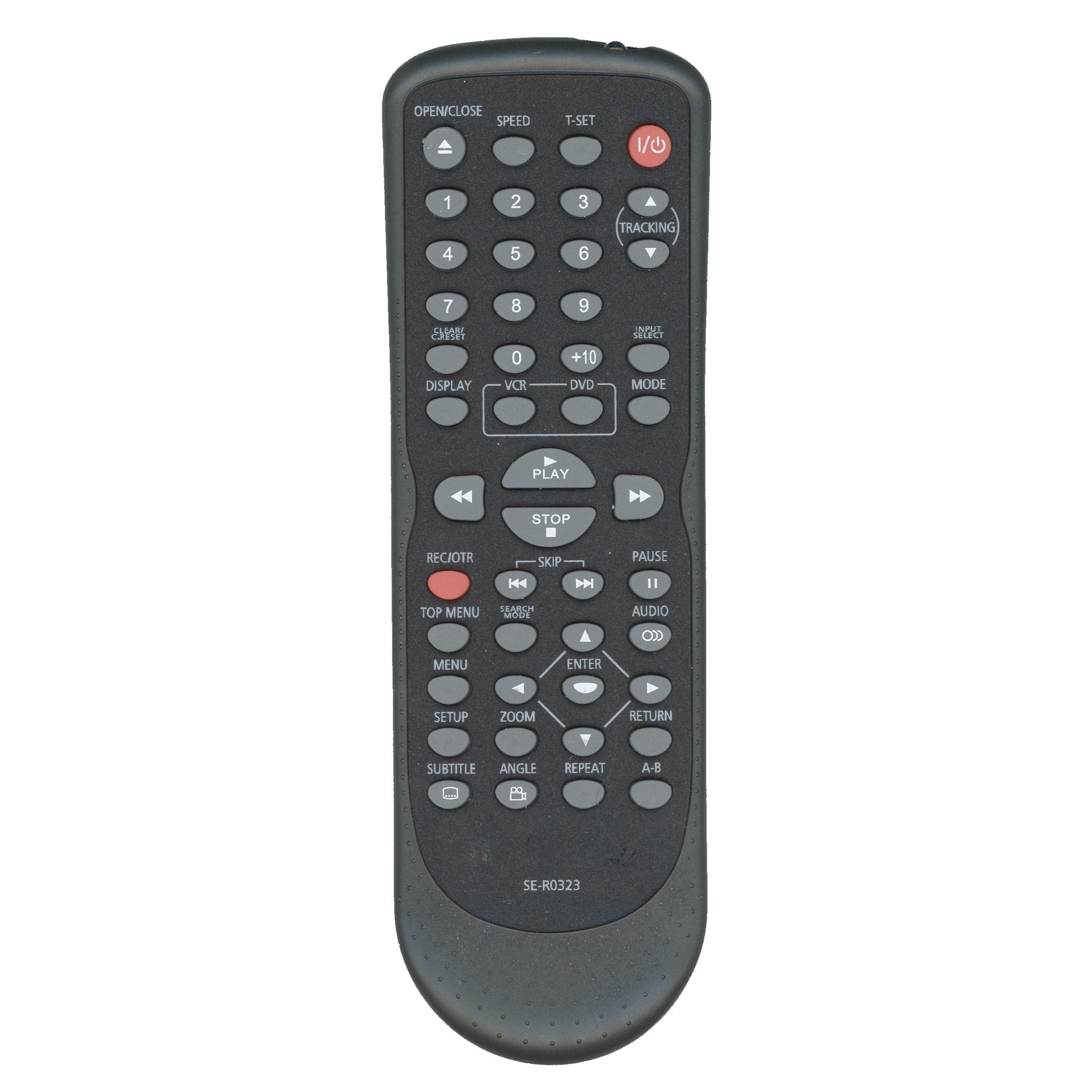 SER0323 genérico para control remoto de DVD/VCR Toshiba