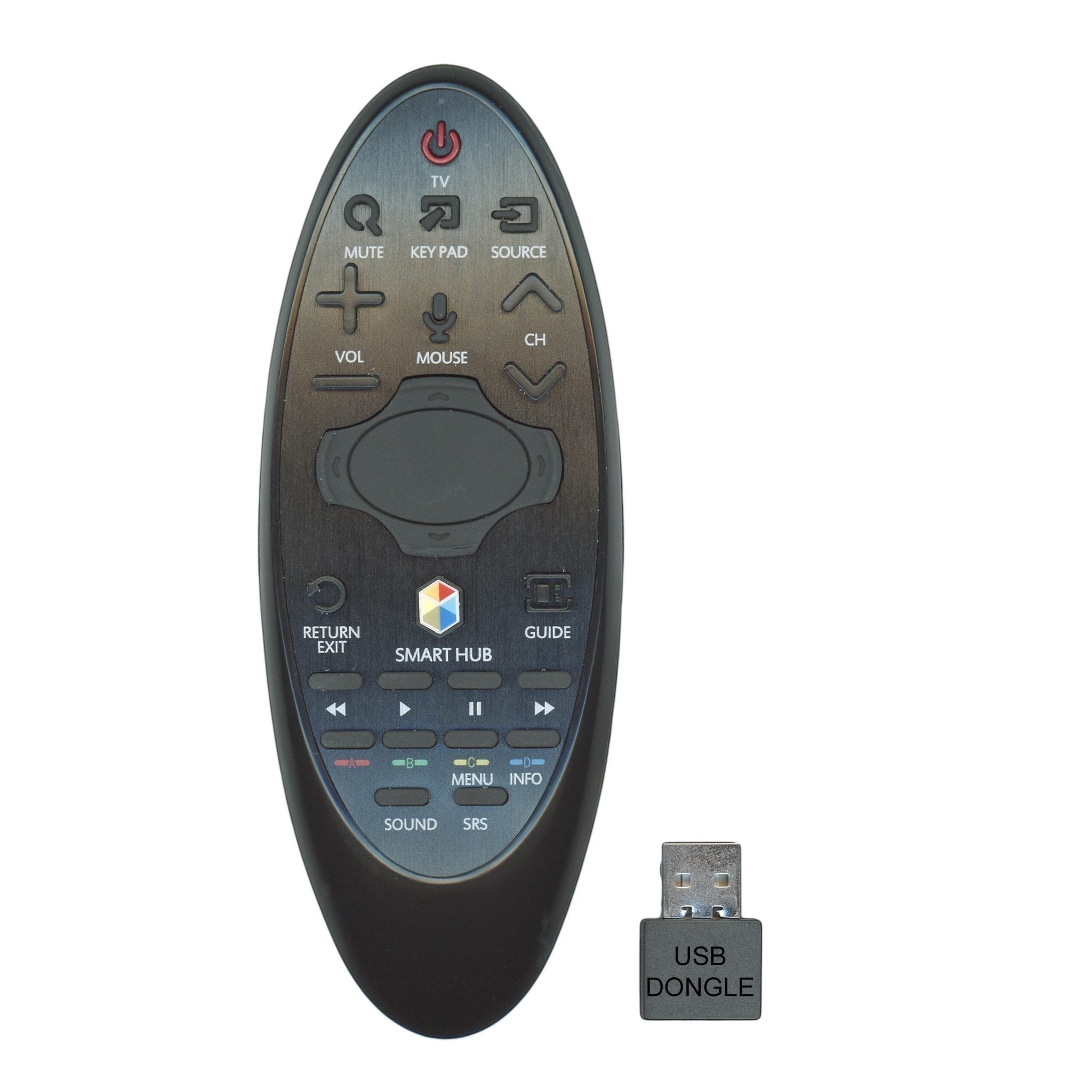 Anderic Substitute for Samsung AA59-00772A TV Remote Control with Cursor - AA5900772A [SR7557, No Voice / Touch Pad]