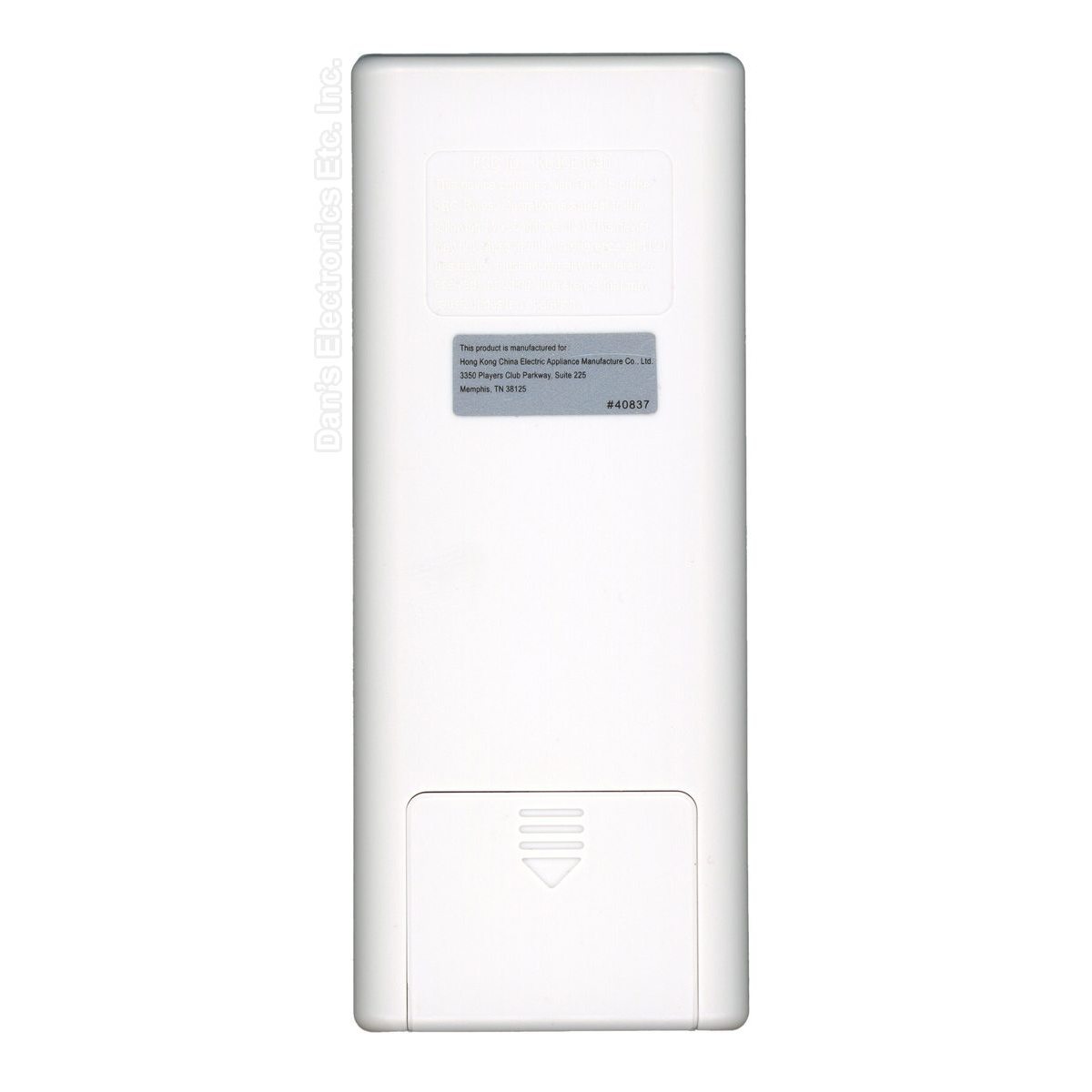 Generic TR123B KUJCE10901 304.17 Mhz Ceiling Fan Remote Control
