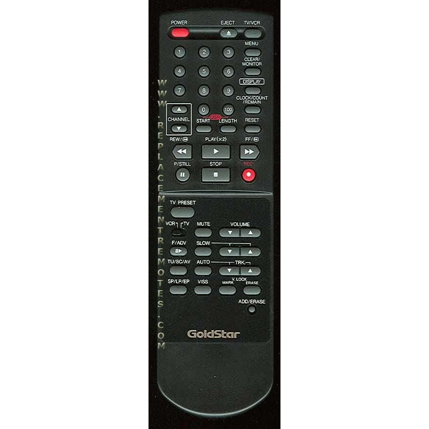 Control remoto para VCR GoldStar 597068J