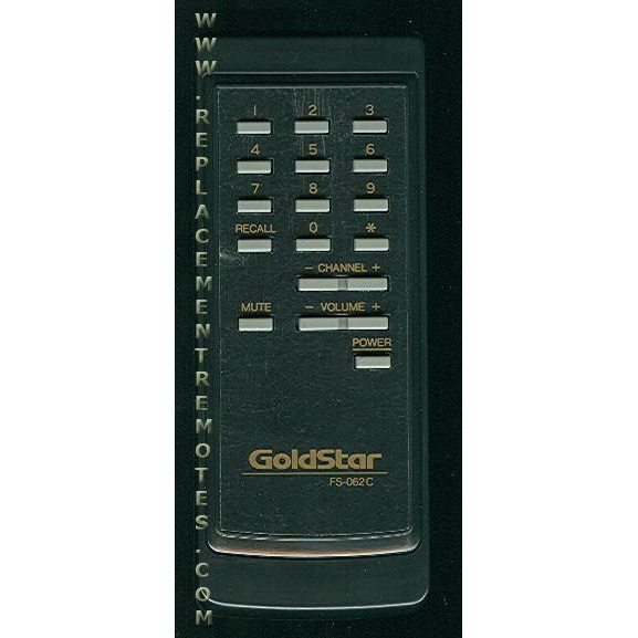 Télécommande pour magnétoscope GoldStar FS062C