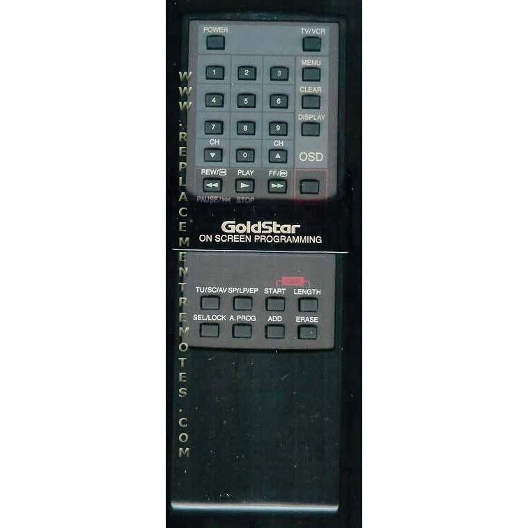 Control remoto para VCR GoldStar GS002