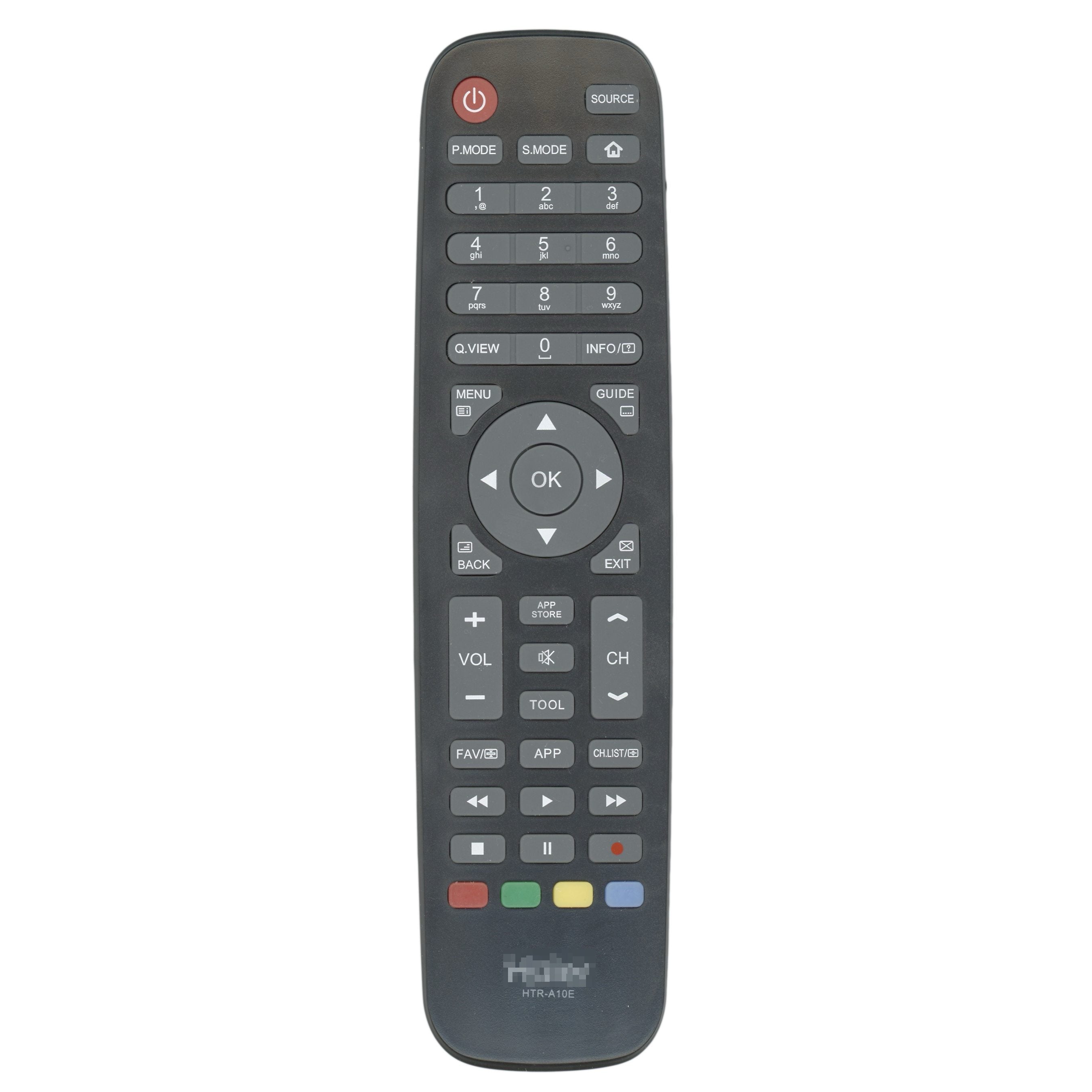 Haier HTRA10E TV Remote Control | LE32K6500AG, LE40K6500AG, LE65K6500UB