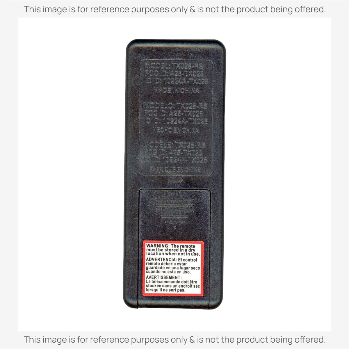 Anderic Substitute for Hampton Bay TX028-RS Ceiling Fan Remote Control [63T-AC83T-KIT]