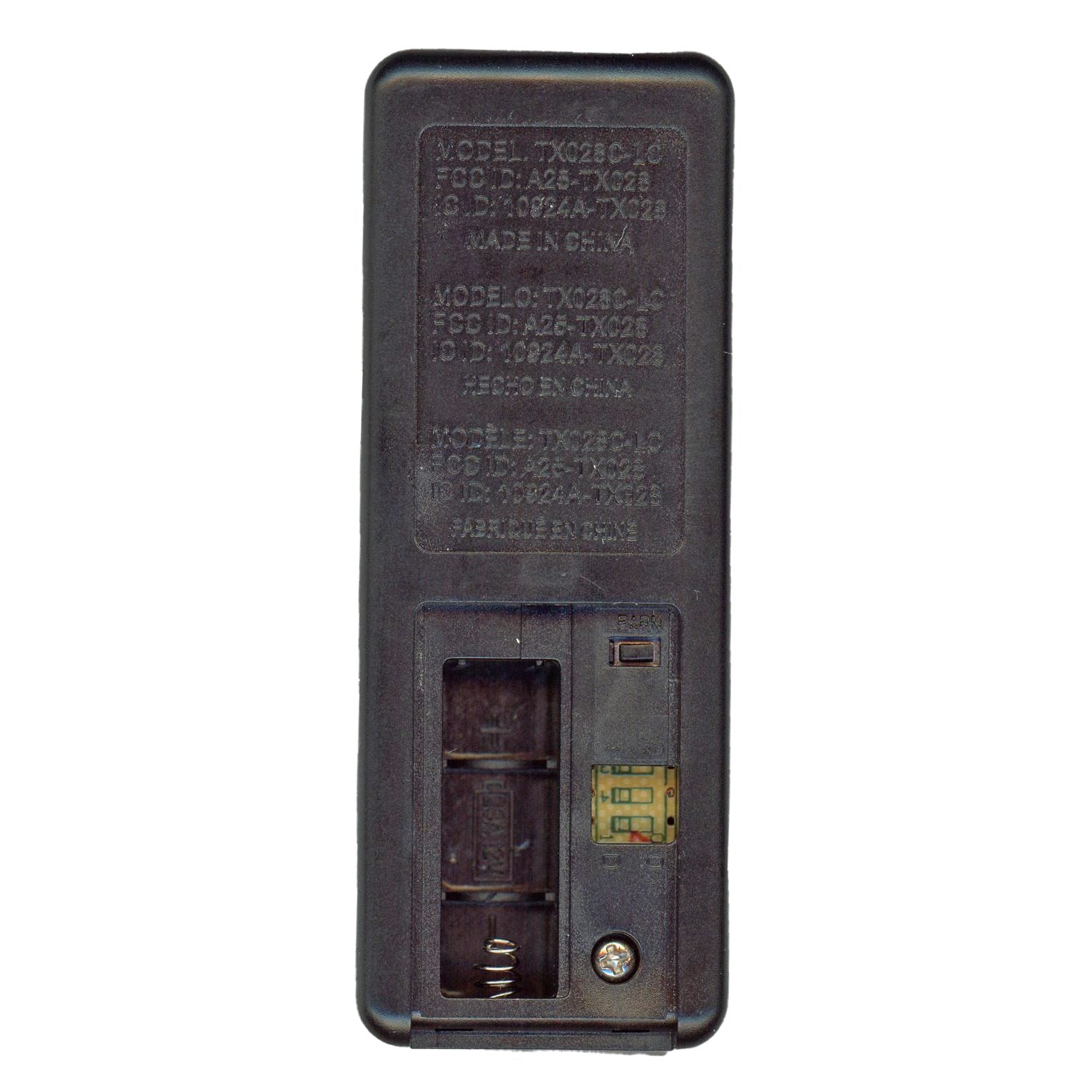 Télécommande pour ventilateur de plafond Hampton Bay TX028C-LC