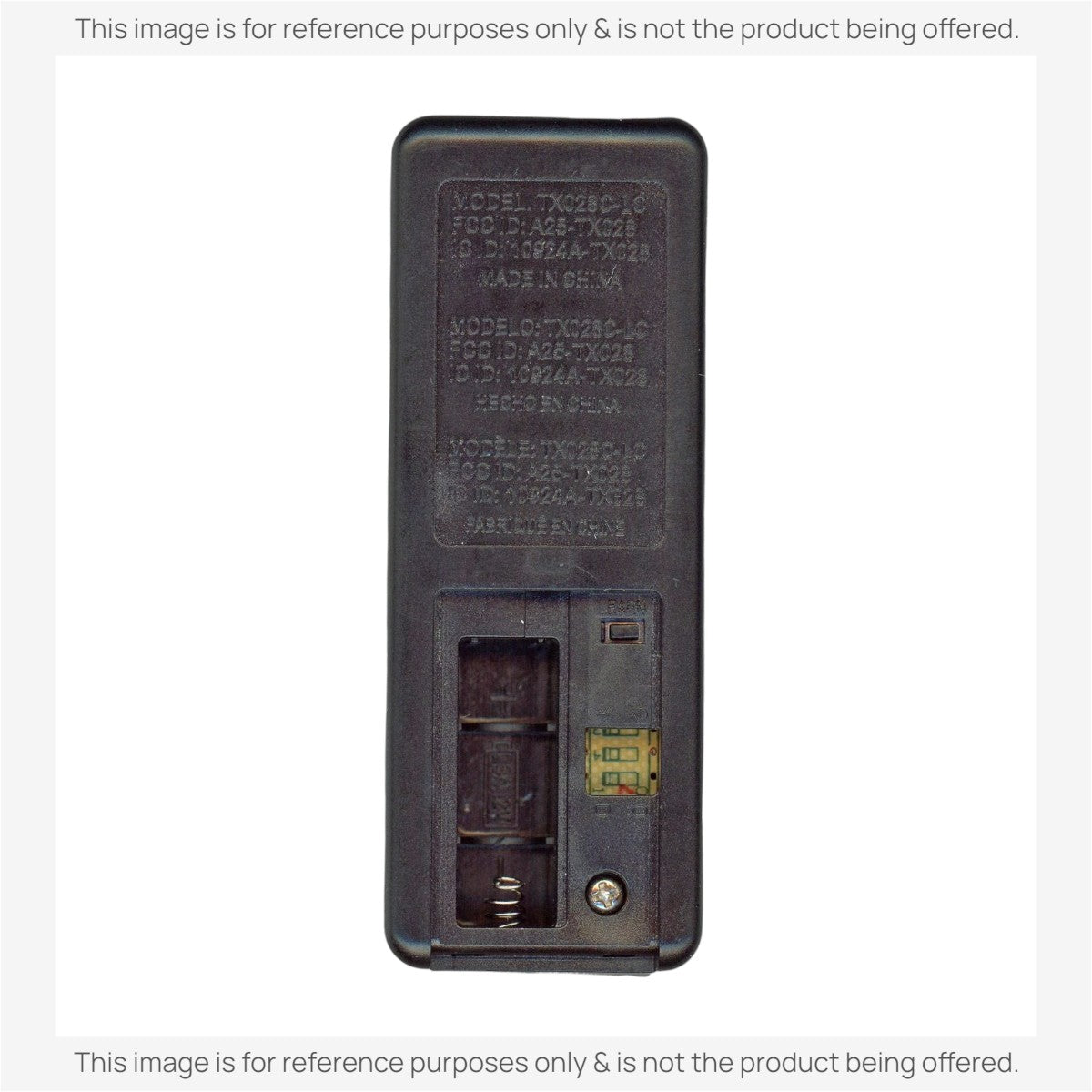 Anderic Substitute for Hampton Bay TX028C-LC Ceiling Fan Remote Control [63T-AC83T-KIT]
