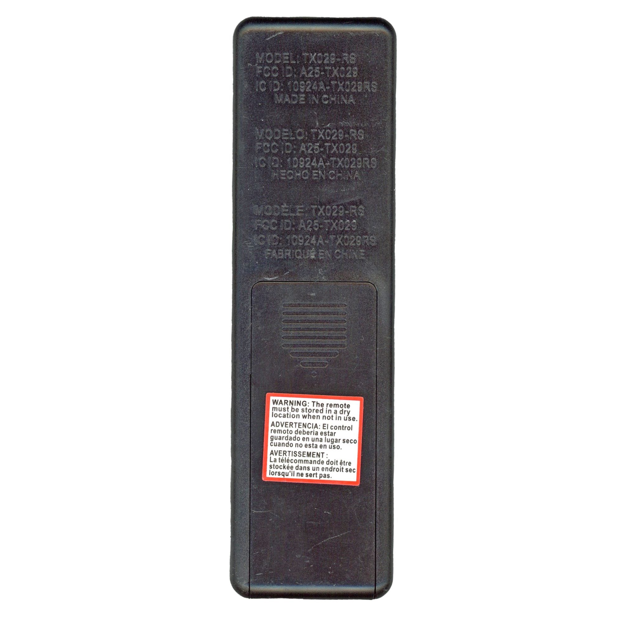 Télécommande pour ventilateur de plafond Hampton Bay TX029RS