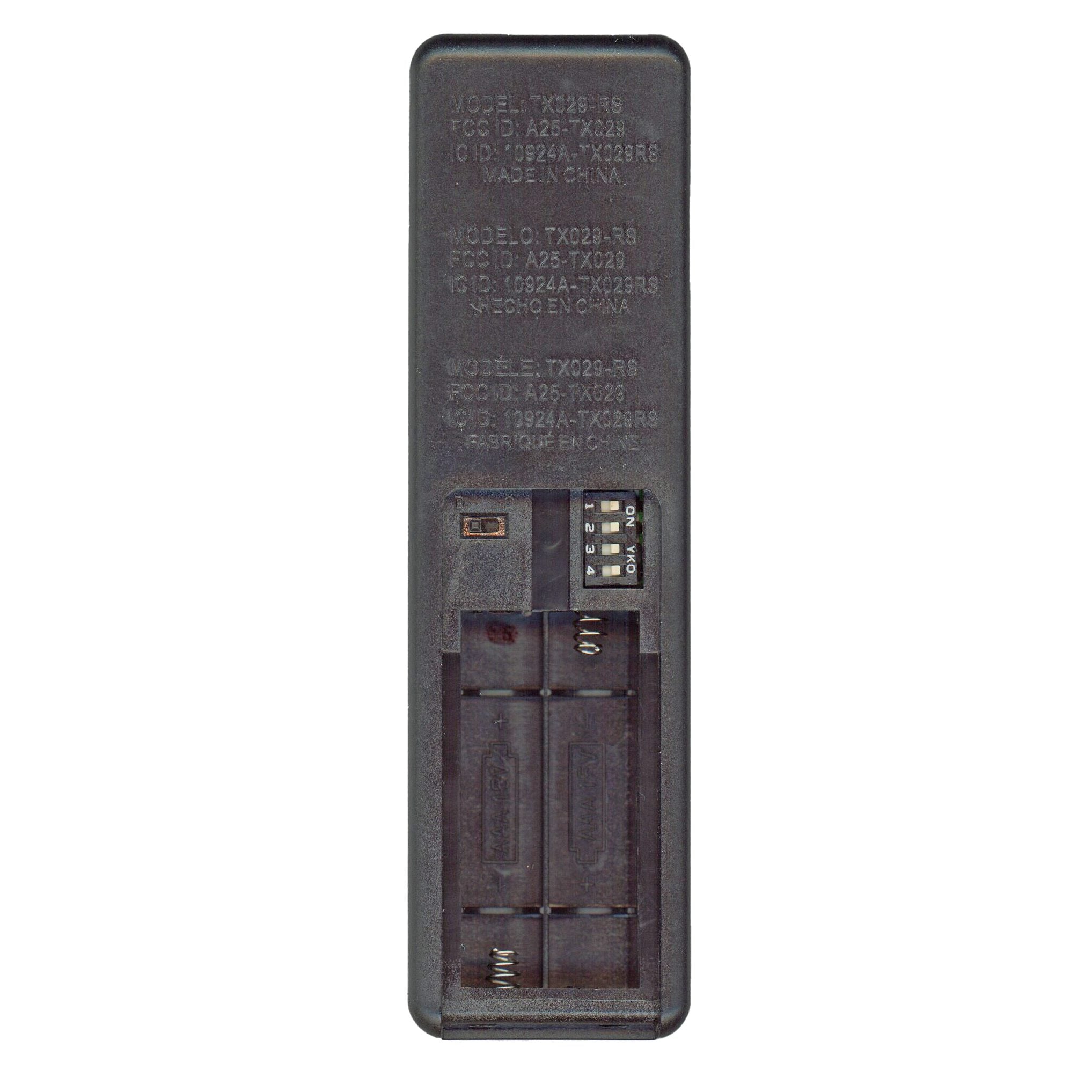 Télécommande pour ventilateur de plafond Hampton Bay TX029RS