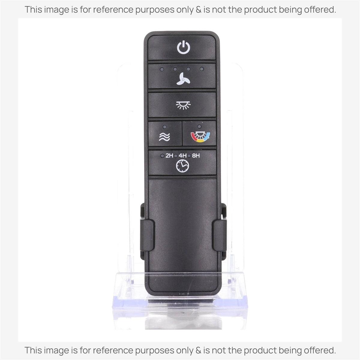 Anderic Substitute for Hampton Bay TR227B 4-Speed Ceiling Fan Remote Control  2AQZU-18015 [RRTR227B]
