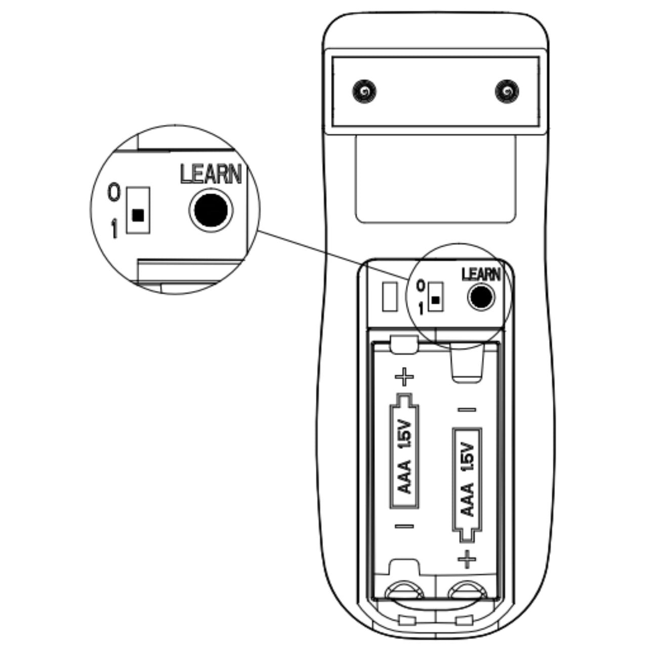 Harbor Breeze 2AQZU-18008 5 Speed Ceiling Fan Remote Control
