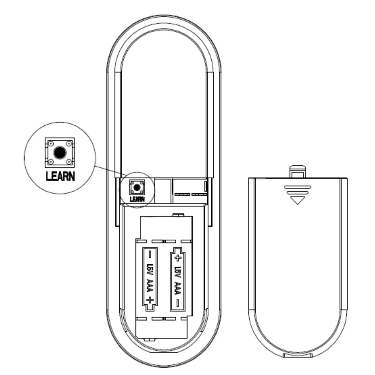 Harbor Breeze 2AQZU-18014 Ceiling Fan Remote Control