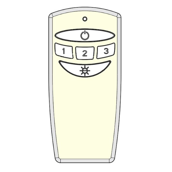 Télécommande pour ventilateur de plafond Harbor Breeze A25-43-L