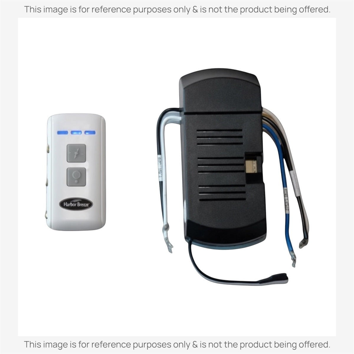 Anderic Substitute for Harbor Breeze RCI107L Ceiling Fan Remote Control Kit [63T-AC83T-KIT]