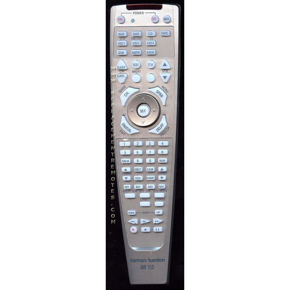 Control remoto del receptor Harman-Kardon AVR135