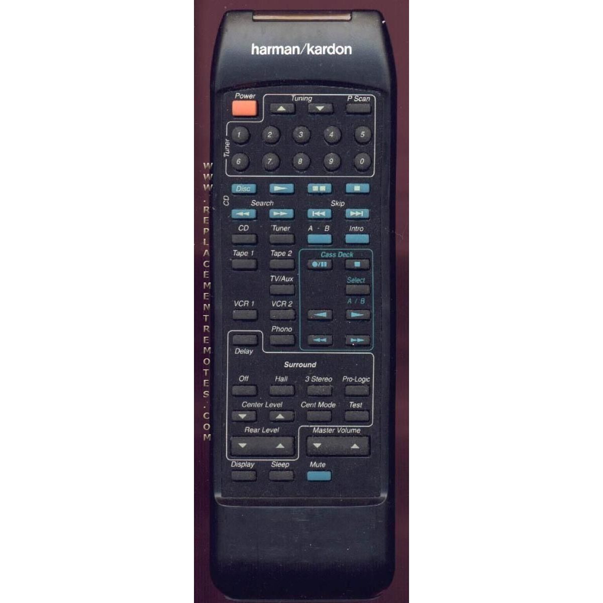 Harman-Kardon AVR20 Receiver Remote Control