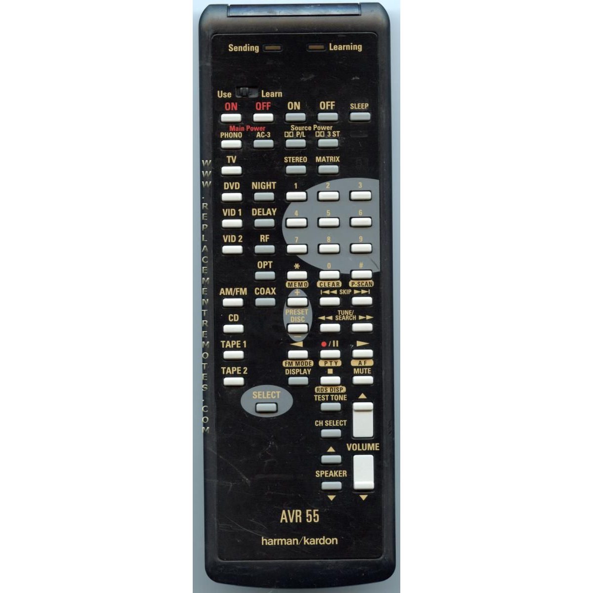 Harman-Kardon AVR55 Audio Remote Control