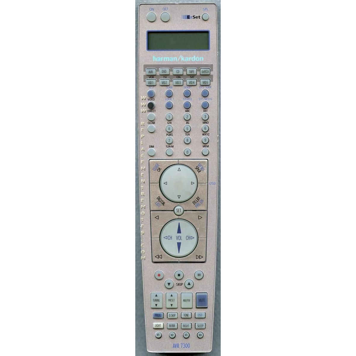Harman-Kardon AVR7300 Audio Remote Control