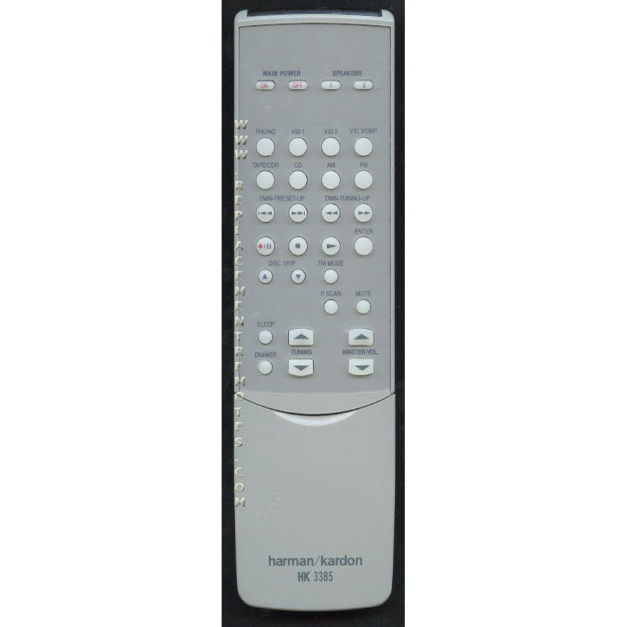 Harman-Kardon HK3385 Receiver Remote Control