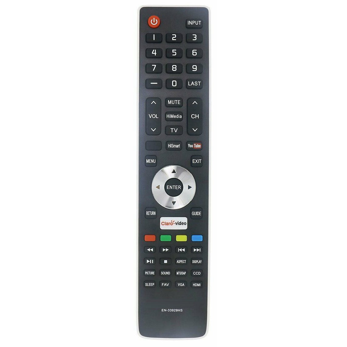 Hisense EN33929HS Central America TV Remote Control