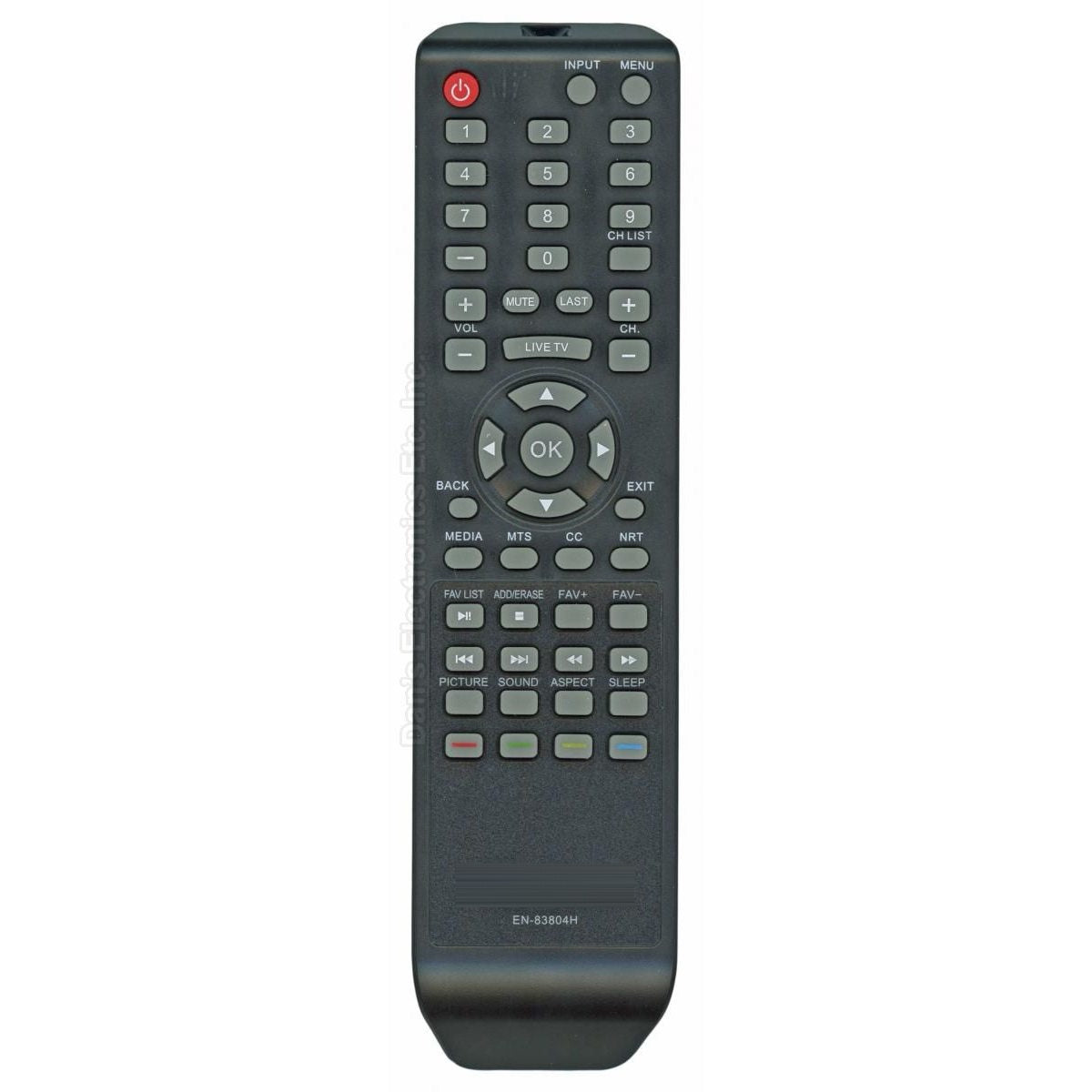 Hisense EN-83804H TV Remote Control