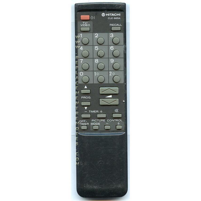 Hitachi CLE865A TV Remote Control