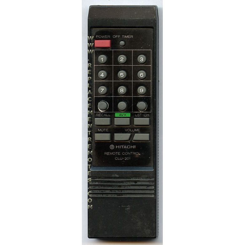 Hitachi CLU201 TV Remote Control