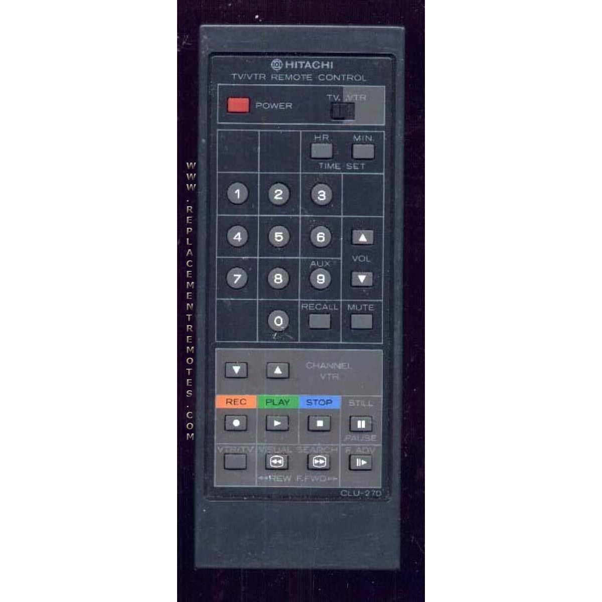 Hitachi CLU270 TV Remote Control