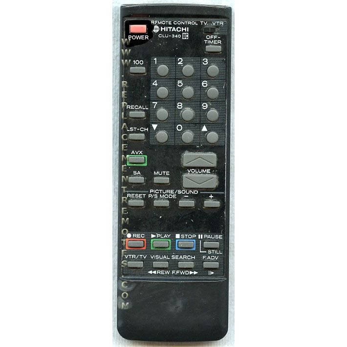 Hitachi CLU340 TV Remote Control