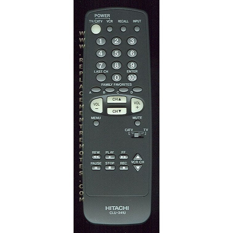 Hitachi CLU341U TV Remote Control