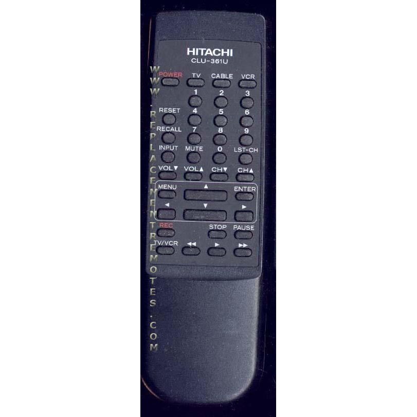 Hitachi CLU361U TV Remote Control