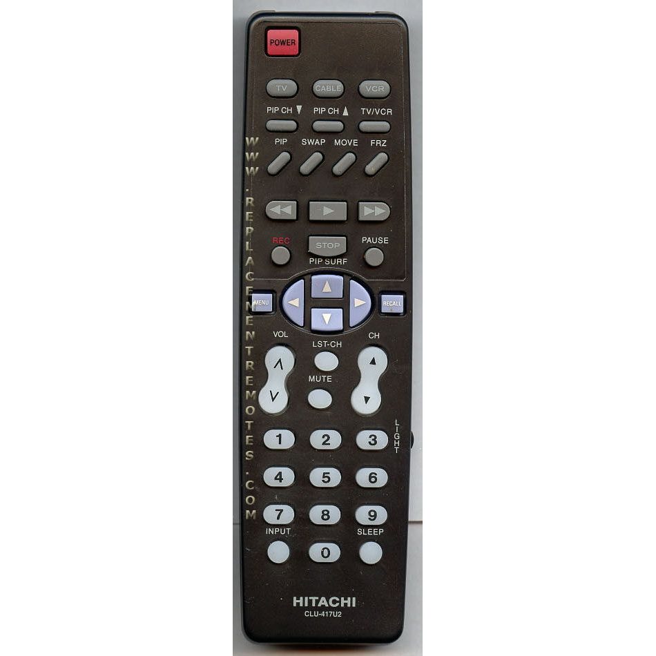 Hitachi CLU417U2 TV Remote Control