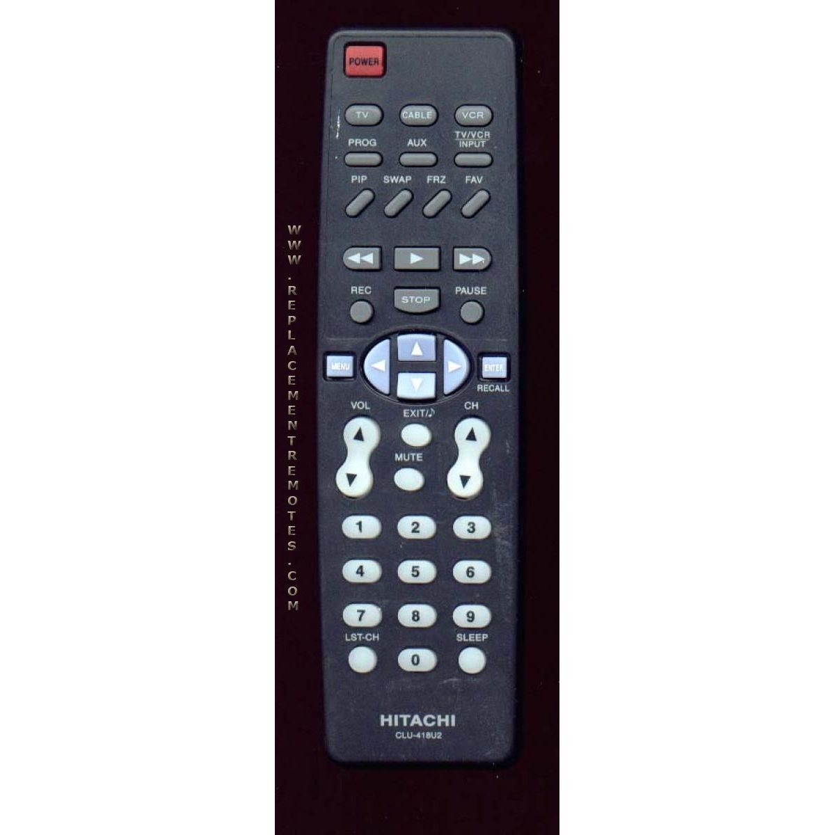 Control remoto para televisor Hitachi CLU418U2