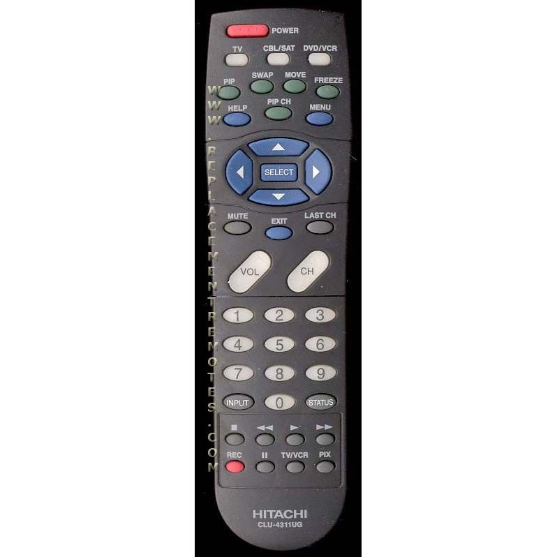 Hitachi CLU4311UG TV Remote Control