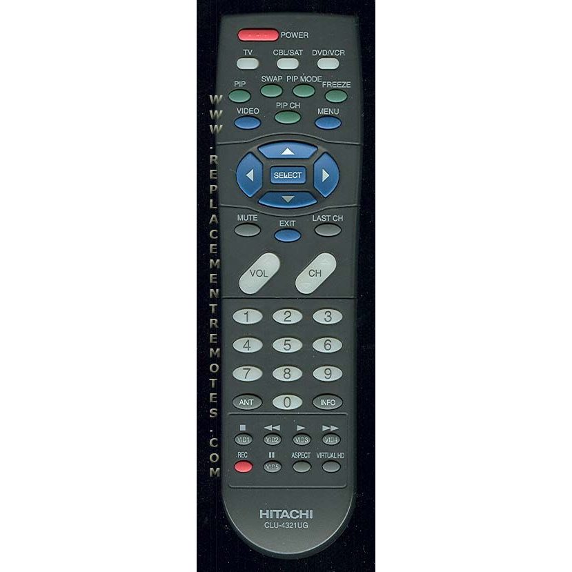 Hitachi CLU4321UG TV Remote Control