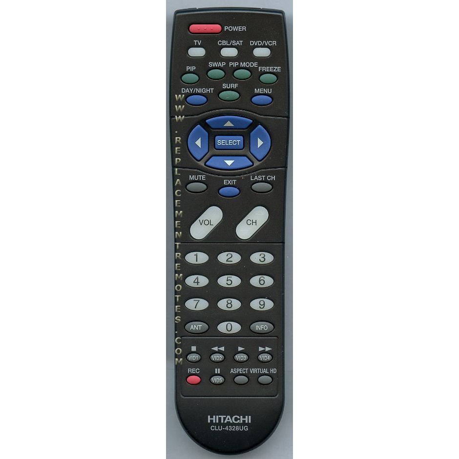 Hitachi CLU4328UG TV Remote Control