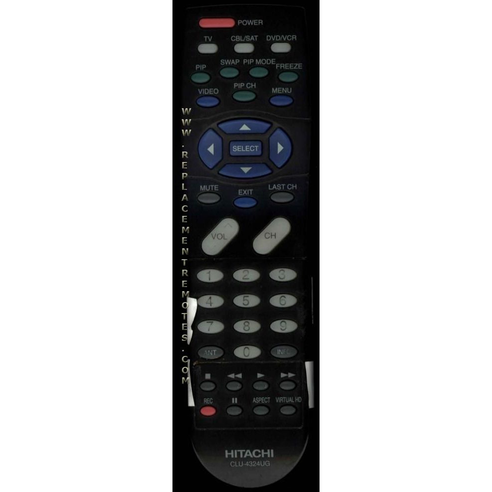 Hitachi CLU432UG TV Remote Control