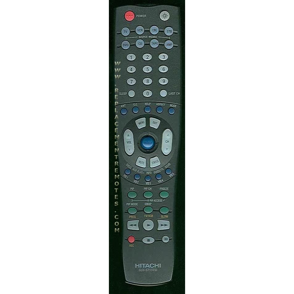 Hitachi CLU5713TSI TV Remote Control