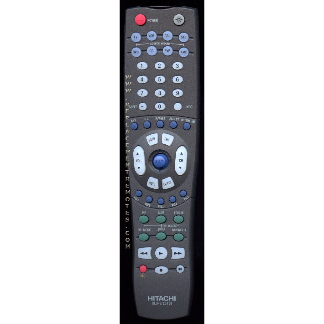 Hitachi CLU5725TSI TV Remote Control