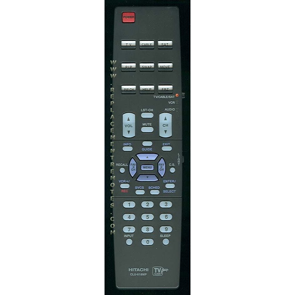 Hitachi CLU618MP TV Remote Control