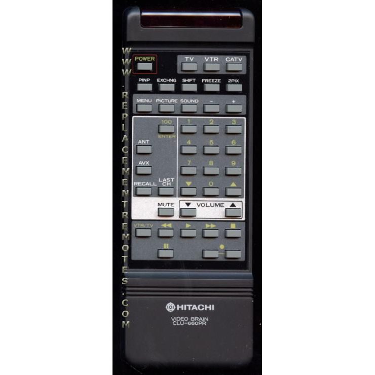 Hitachi CLU660PR TV Remote Control