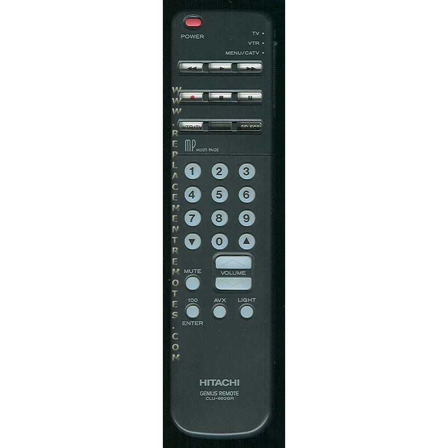 Hitachi CLU692GR TV Remote Control