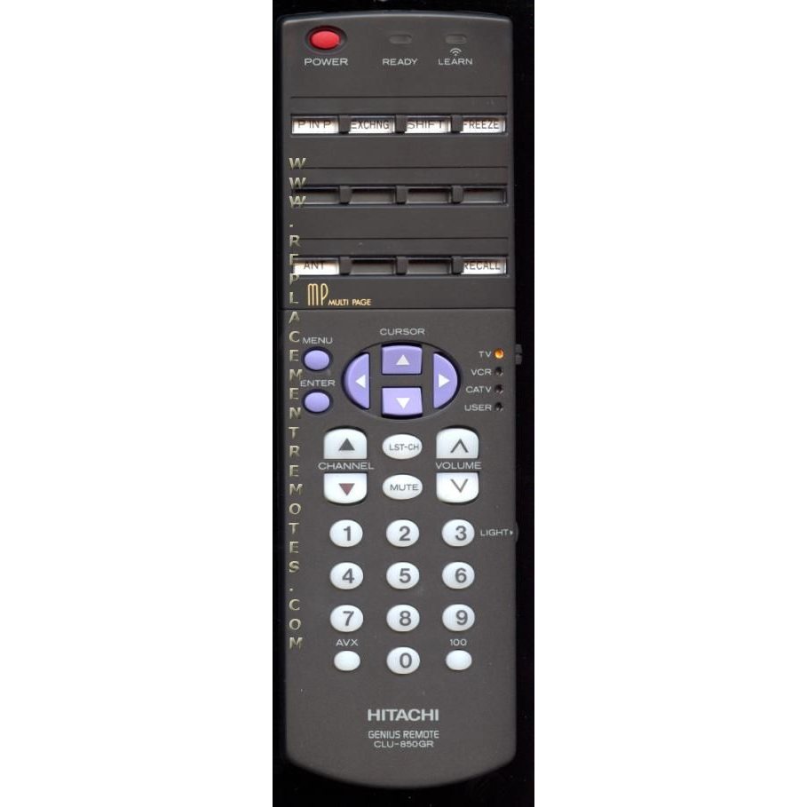 Hitachi CLU850GR TV Remote Control